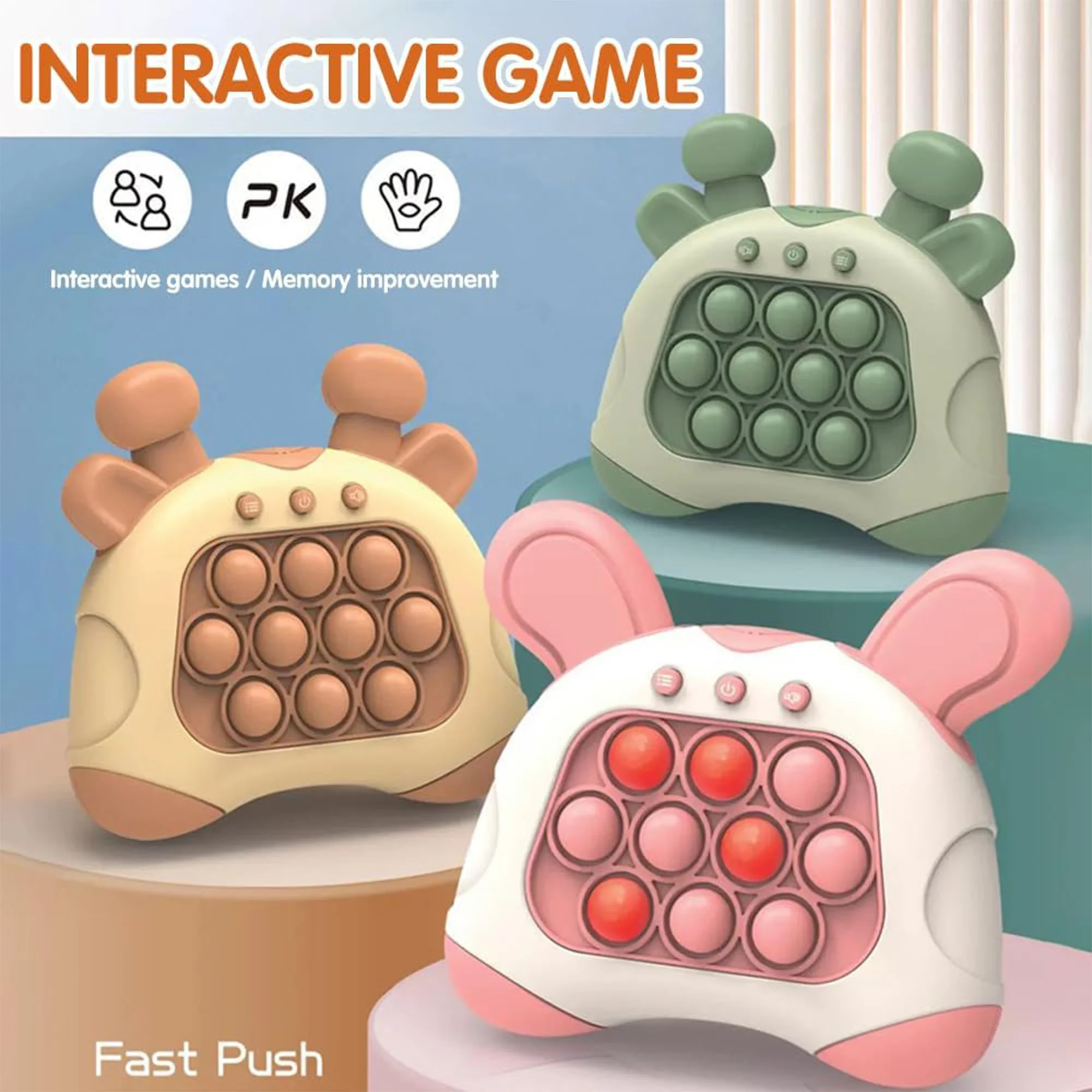 Fast Push Game Quick Push Toy 3rd Generation Cute Animals 2024 Version