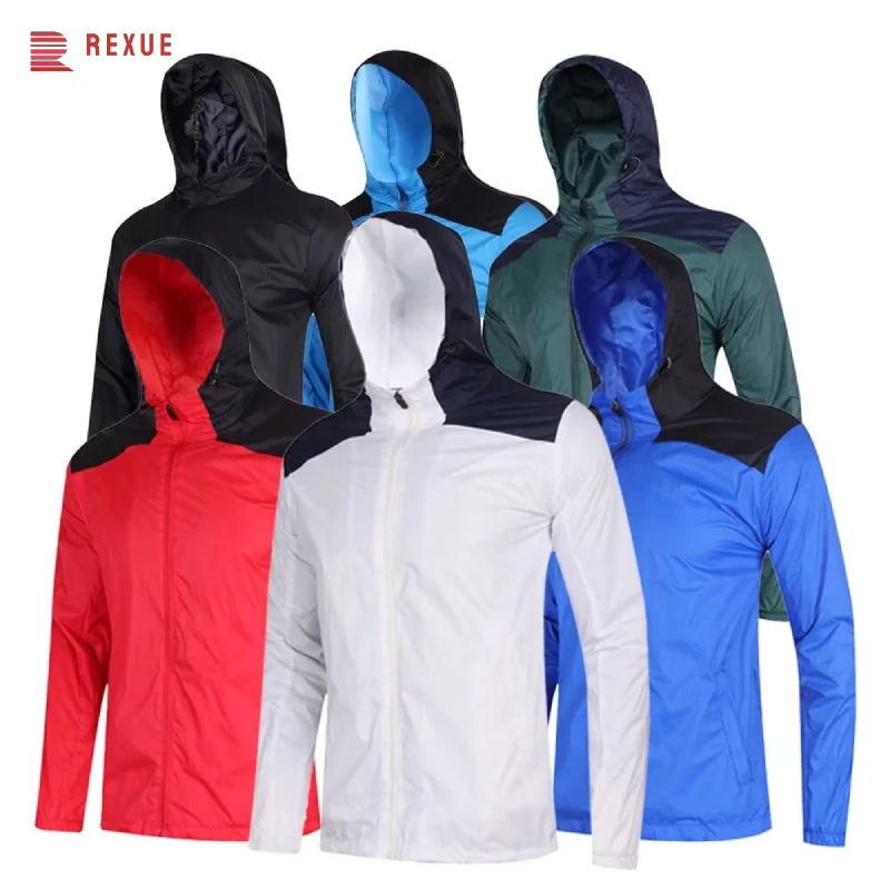 

Windbreaker Jackets For Men 2024 Winter Autumn Men Women Coat Sun Protection Quick Dry Waterproof Rain Jacket Men Women Jacket