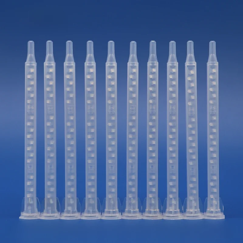 Original Plastic Turbo Bayonet Static mixer tube Consistent high-quality mixing Paste tool ARALDITE Liquid AB Glue Mixing Nozzle