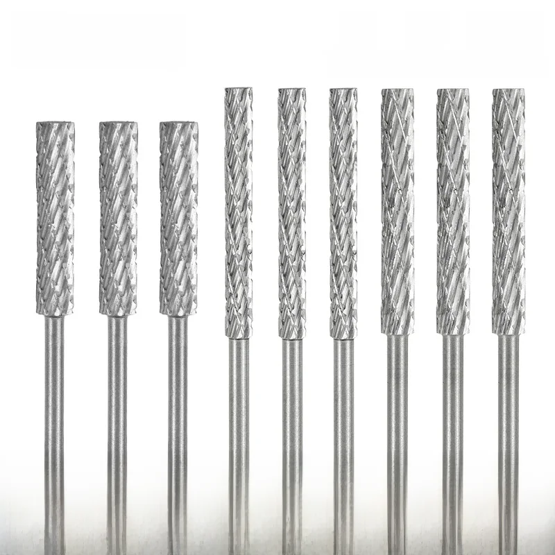 XCAN Frez rotacyjny HSS z trzpieniem 1/8'' (3mm 4mm 5mm 6mm) z podwójnym ostrzem do obróbki metalu — zdjęcie 2