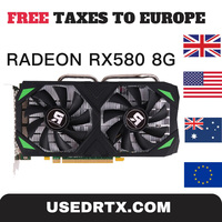 USED GAME REVOLUTION AMD RX 580 8GB GDDR5 256bit Black GPU Desk Computer Gaming Graphics Card