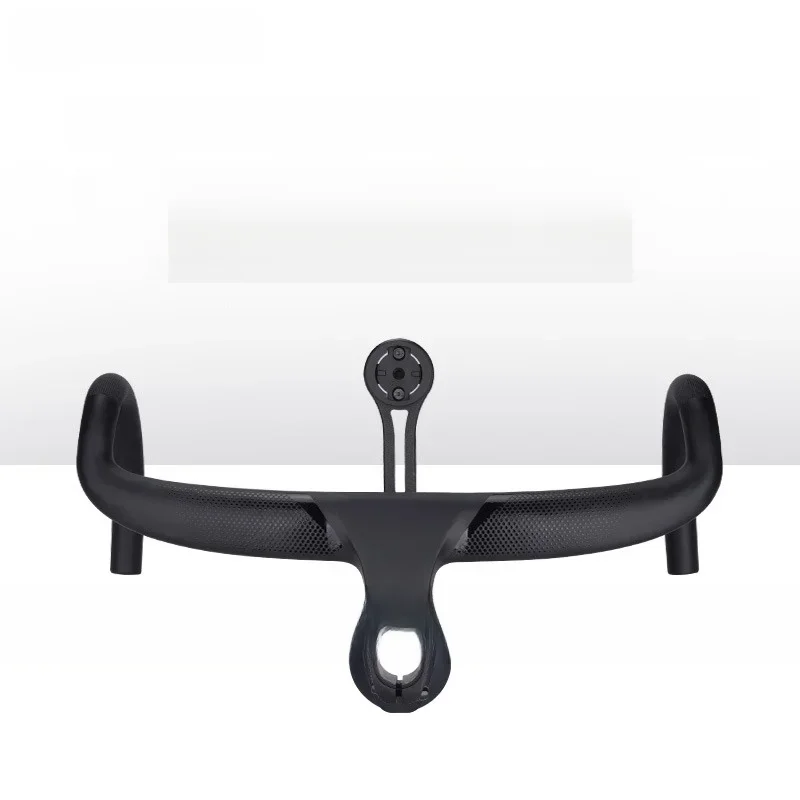 AliExpress LUNJE Bicycle Handlebar Alluminum Integrated 28.6 Road Bike Handlebar Integrated Handlebar 380 400mm 420mm Road Bike Accessories