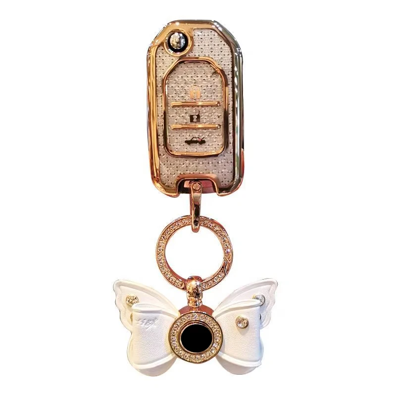 Car key case cover shell for honda VEZEL Accord CIVIC XRV BREEZE Crider CRV envix Jade fit URV car key bag car accessories