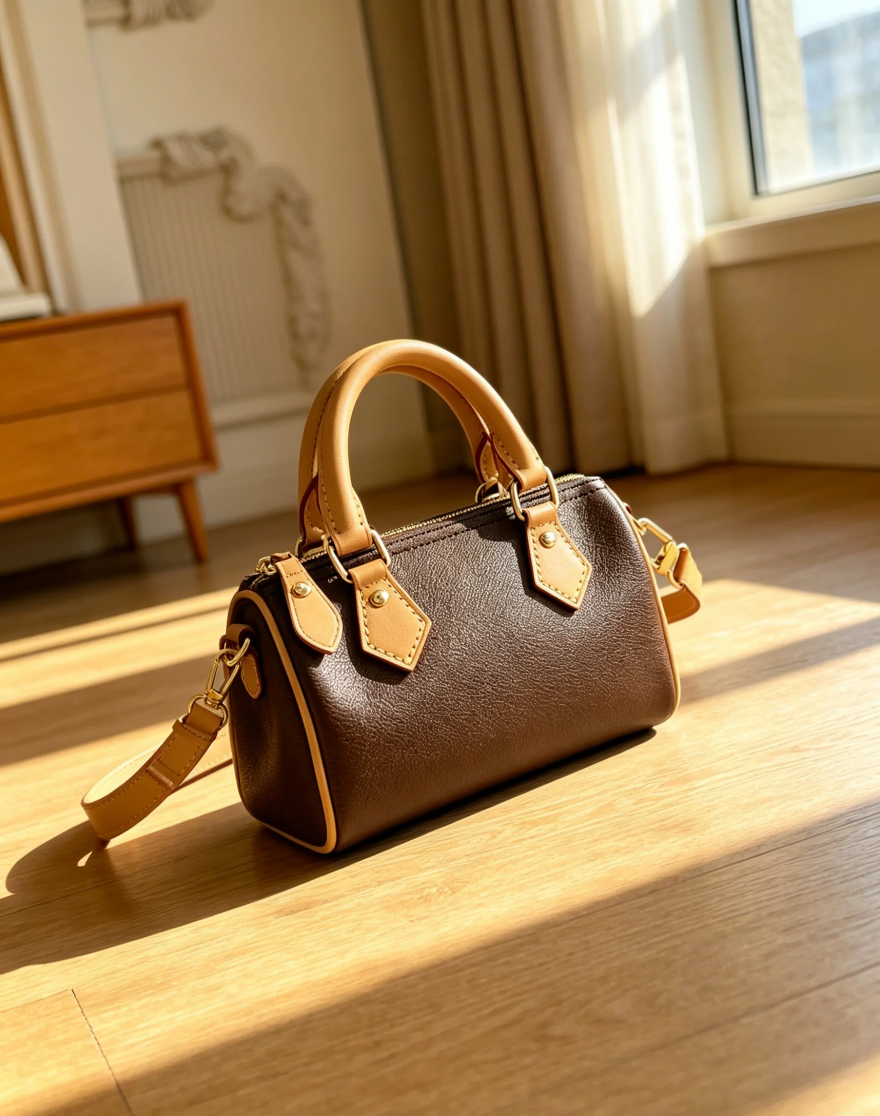 

2026 Size: 16X10X7.5 cm no box New Model Versatile and Fashionable Real Leather Bag - Durable,High-Quality and Affordable