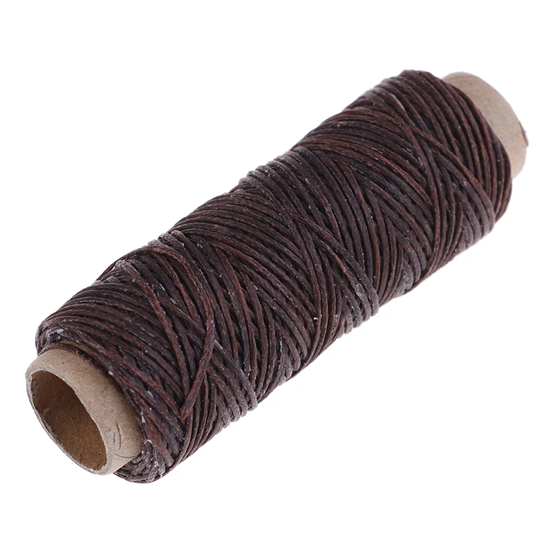 High Quality Durable 240 Meters 1mm 150D Leather Waxed Thread Cord for DIY Handicraft Tool Hand Stitching Thread