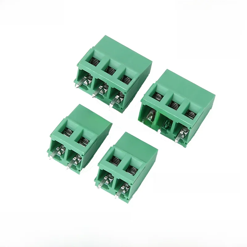 10szt KF128 MG128 2pin 3pin 2.54mm 3.81mm 5.0mm 7.5mm Spacing Terminal Block Splice Screw Type PCB Screw Terminal Splicable — zdjęcie 2