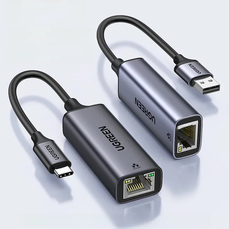 Ugreen Usb Ethernet Adapter Usb 3.0 Network Card Usb RJ45 Lan Voor Pc Windows 10 Xiaomi Mi Box 3/S Nintend Switch Ethernet Usb - afbeelding 2