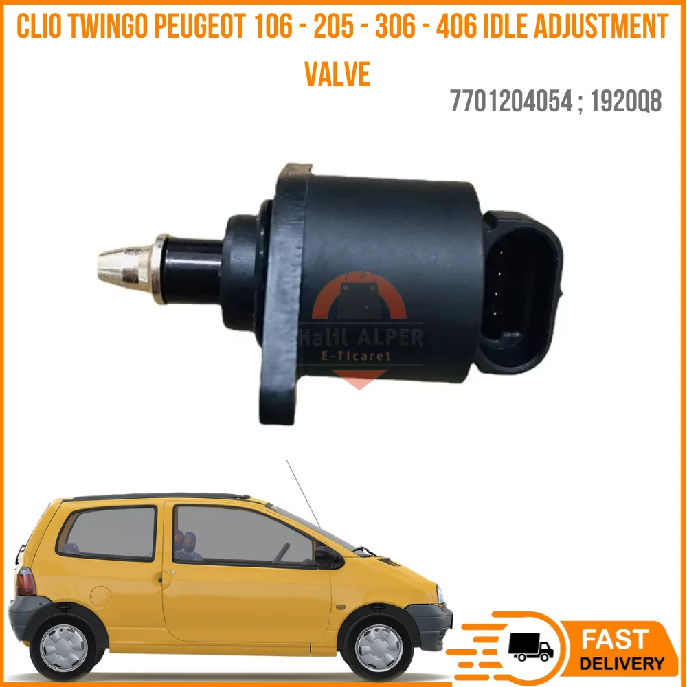 

For Renault Clio - Twingo(91-96) - Peugeot 106 - 205 - 306 - 406(93-01) Idle Adjustment Valve Oem 7701204054 ; 1920Q8