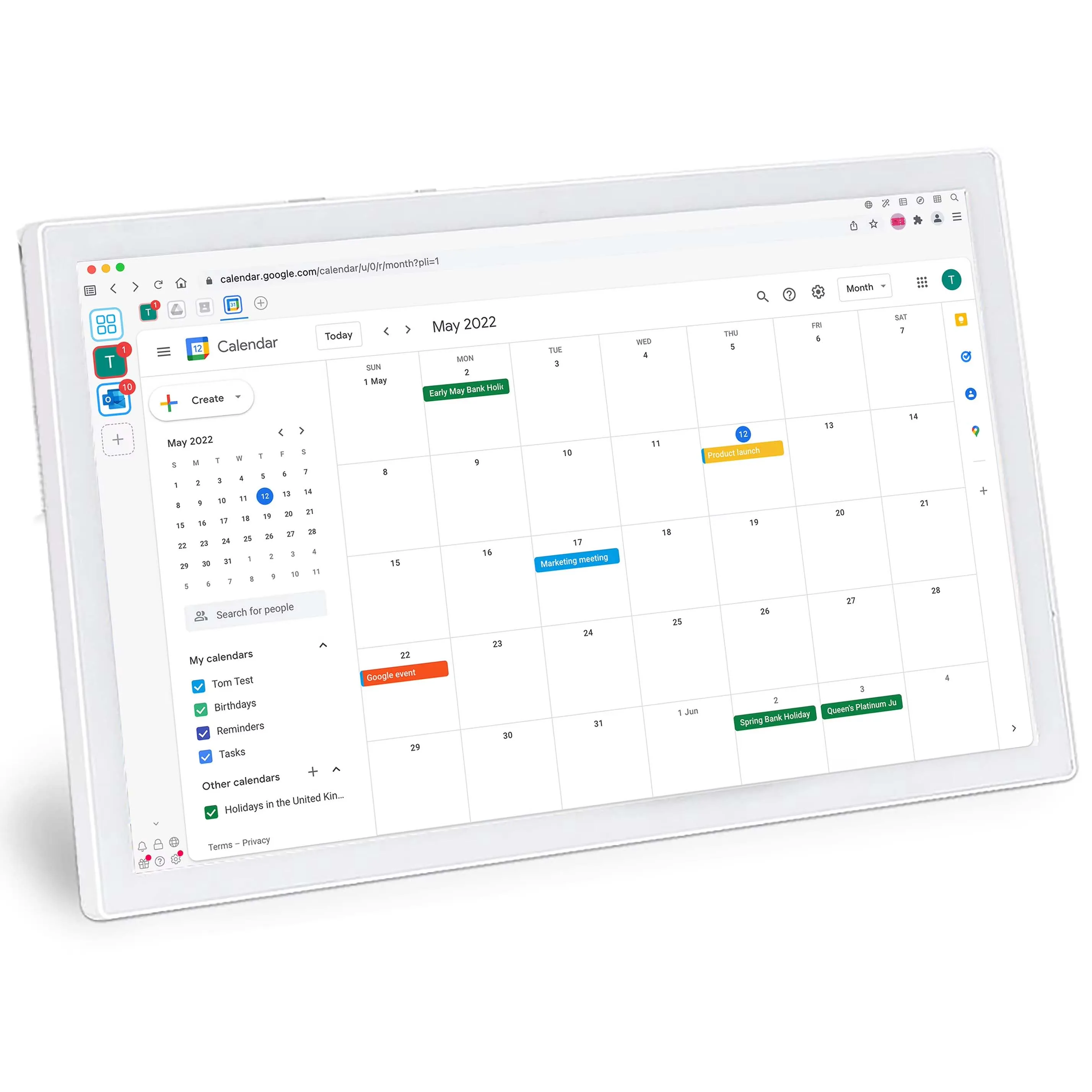 

Family Shared Calendar The Digital Wall Calendar Touch Screen Seamlessly Syncs And Editschedules Together On One Screen