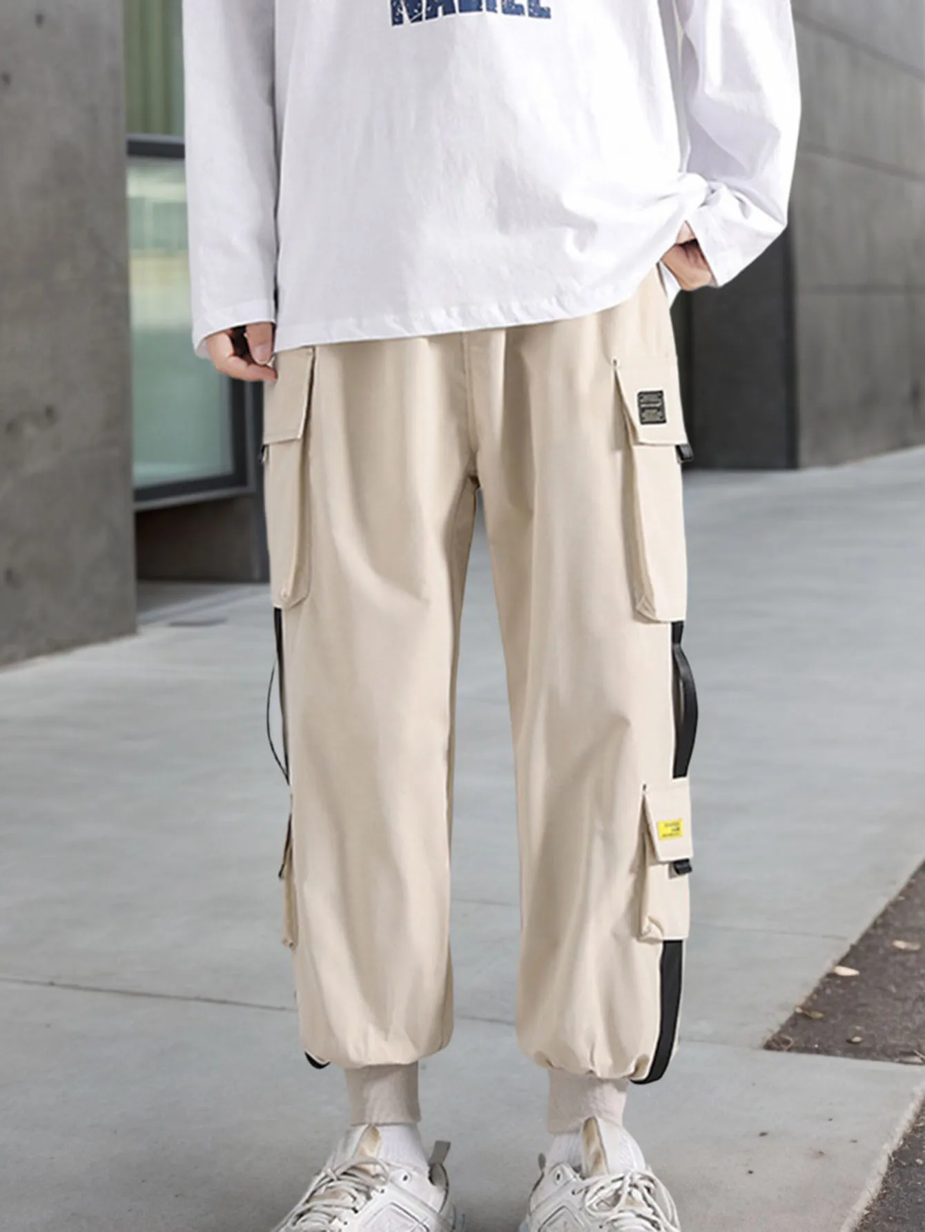 

Мужские брюки-карго, спортивные спортивные штаны, мужские укороченные брюки, длинные брюки, брюки с переплетом ног