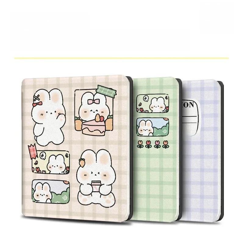 Etui Twosheep 7-calowe na Kobo Libra Color i Kobo Libra2, obudowa TPU, magnetyczne etui z klapką, automatyczne usypianie i budzenie, urocze wzory. — zdjęcie produktu 7