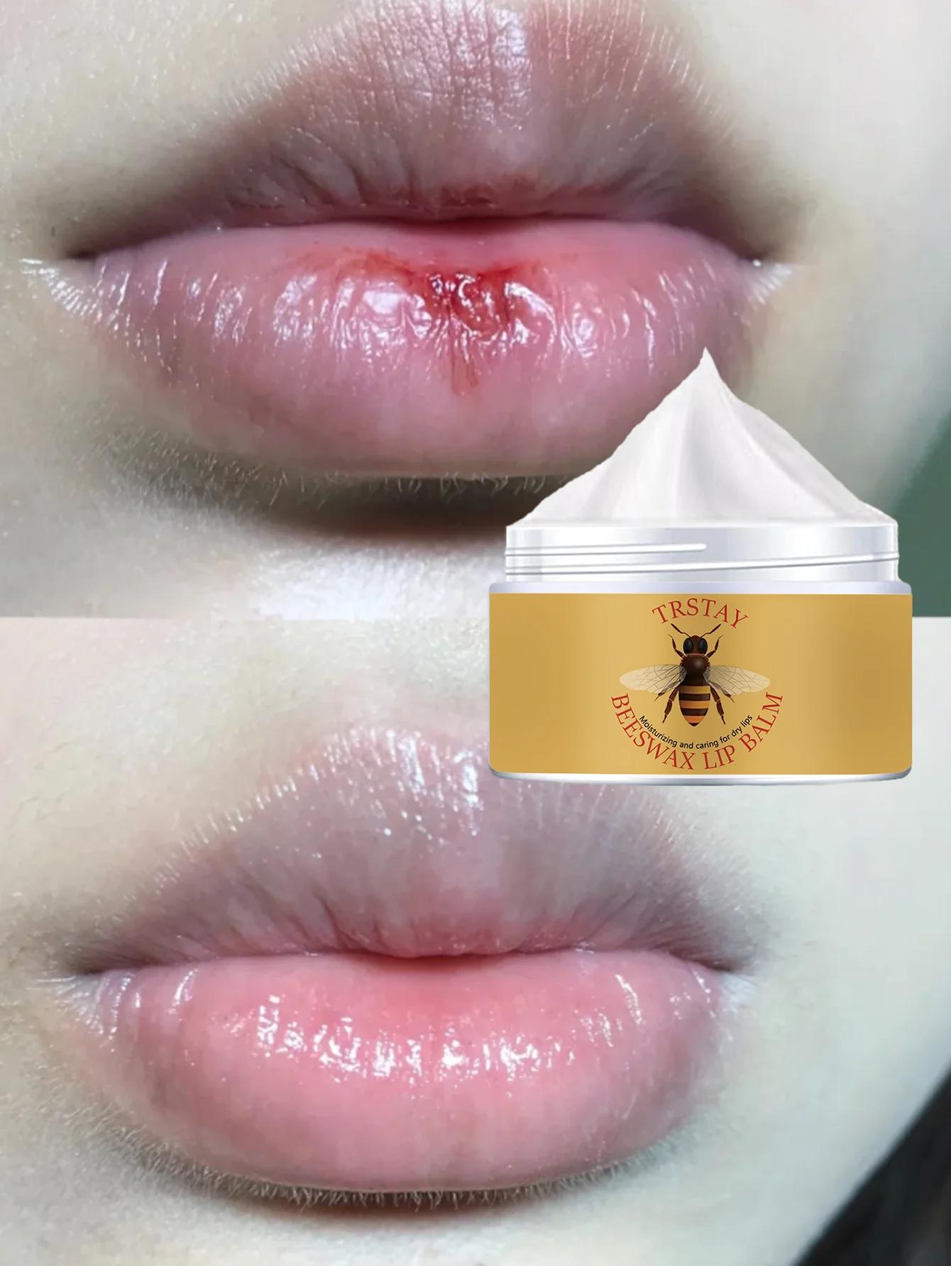 Day Night Nourishing Lip Balm Deep Hydration Moisturizer for Soft Smooth Lips Long Lasting Care with Natural Ingredients Vitamin - Image 3