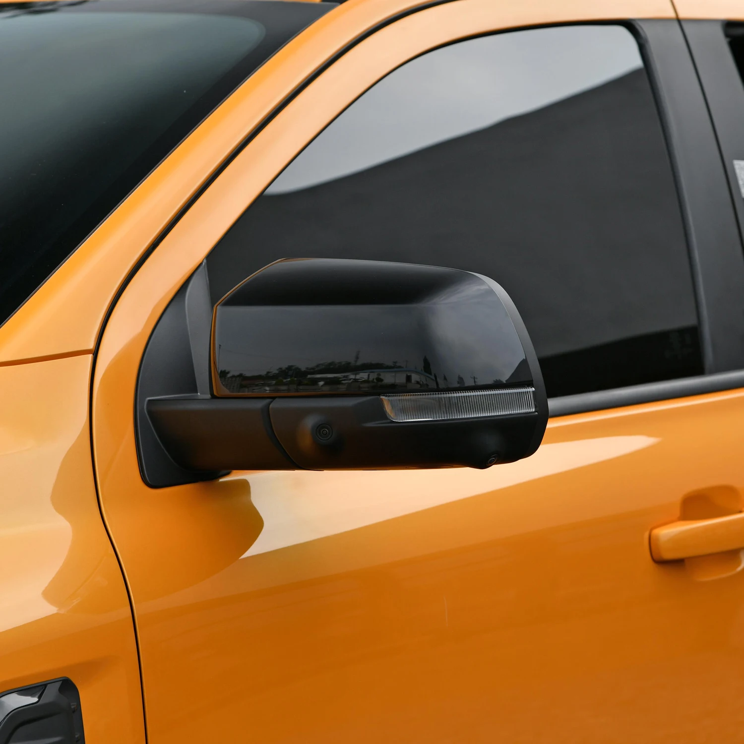 For Ford Ranger 2024 Car Accessories ABS Rearview Side Door Mirror Cover Trim 2pcs view 3