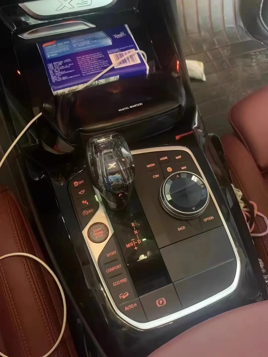 For BMW 1 2 3 4 5 6 7 Series X3 X4 X5 X6 X7 Car Crystal Handles Accessories Automatic Gearbox Gear Shift Knob Lever Power Button