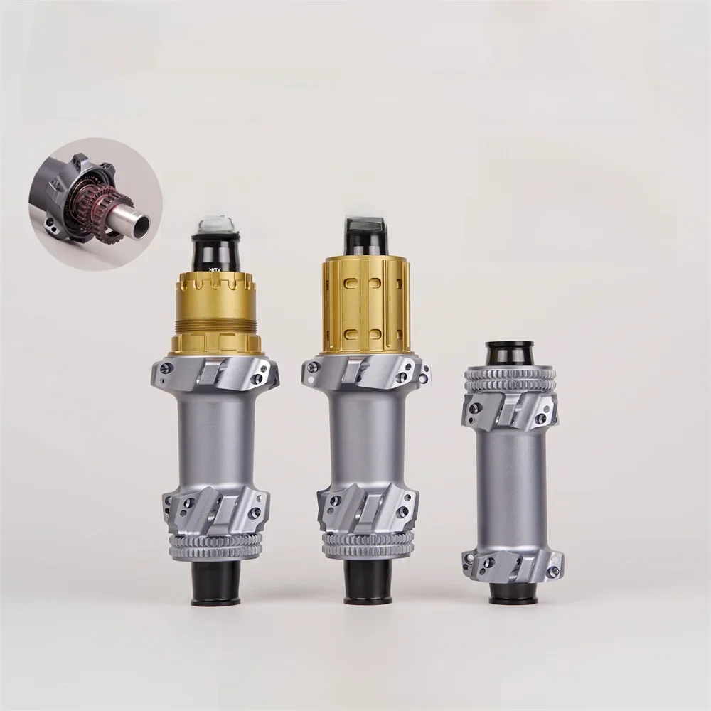 AliExpress NONE Grey 7075 Aluminum Alloy Road Cube Bicycle  24 Hole Straight Pull Center Lock 36T/60T Ratchet Structure 100x12/142x12mm Road