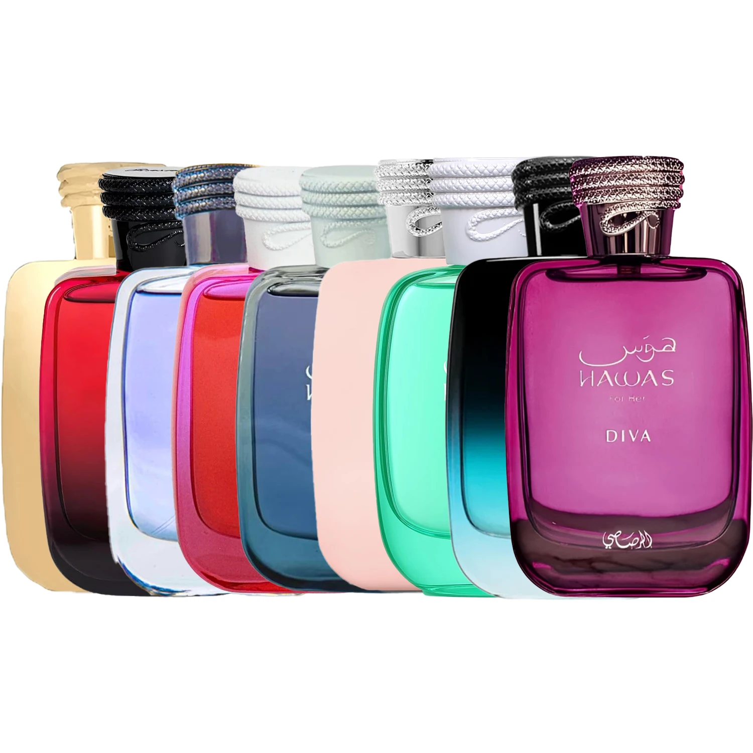 

RASASI Hawas Perfume Diva Malibu Kobra Eclat Elixir Eau de Parfum for Men & Women 3.4 OZ/ 100 ml Long-Lasting Fragrance