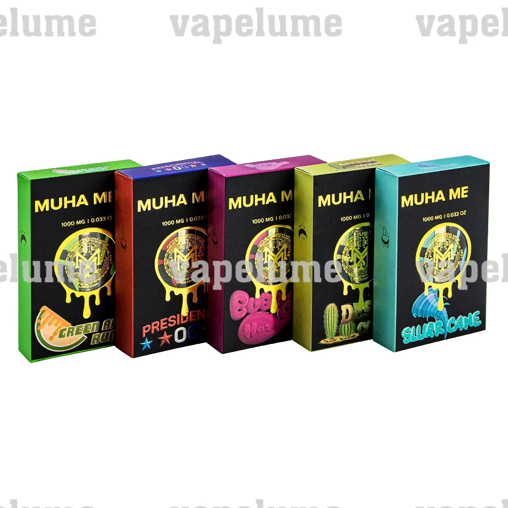 510 Threaded Cartridge Muha Empty Oil Tank Storage 1ml Vape Pen Accessories Childproof Lock Paper Container Display Box Set