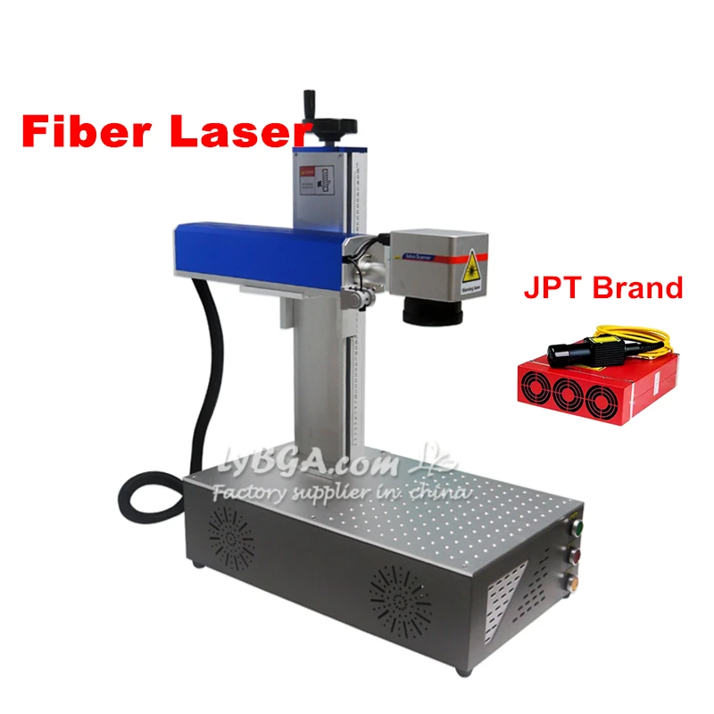 JPT MOPA Fiber Laser Marking Machine Upgrade Rotation Axis Rolling Roller Axis 20W 30W 50W 60W 80W 100W Metal Engraving Machine