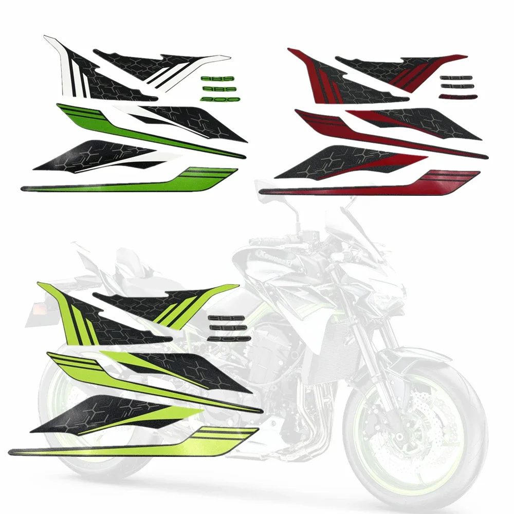 Motorfiets Sticker Volledige Kit Voor Kawasaki Z900 2020 2021 Hoge Kwaliteit Protector Racing Applique Emblem Decoratieve Protector - afbeelding 2
