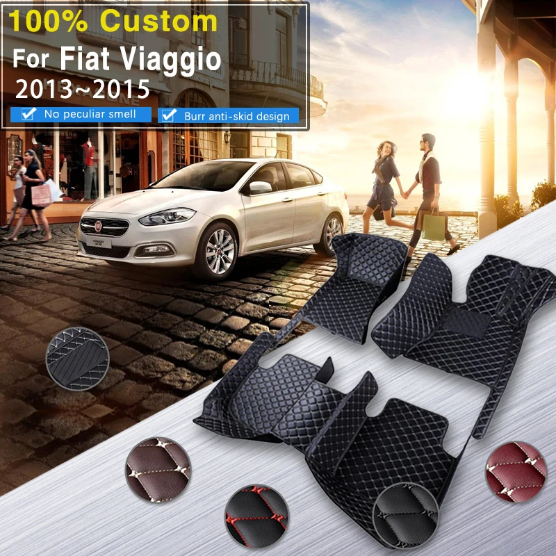 

Car Floor Mats For Dodge Dart PF Fiat Viaggio 2013~2015 Waterproof Tapete Automotivo Para Carro Car Mats Floor Car Accessories