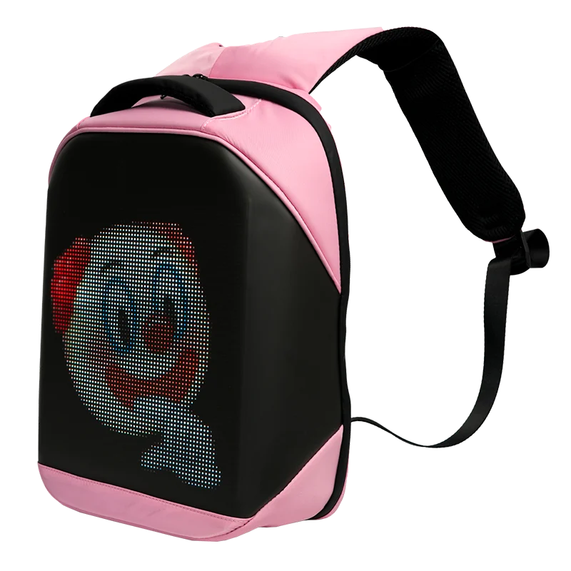 Picture 4: New2026Cyberpunk style unlimited creativity backpack LED screen bag making you the most eye-catching and creativity on the road!