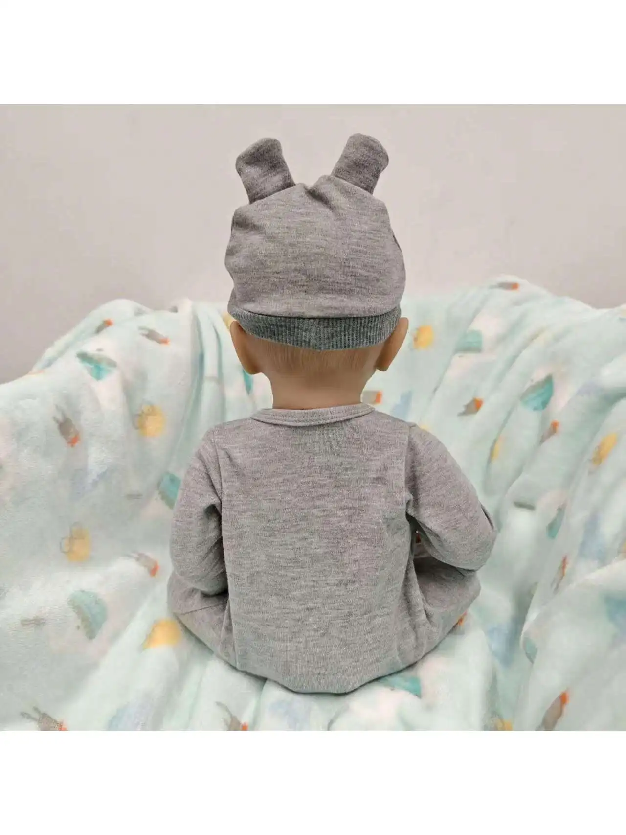 Bambole per bambini rinate realistiche: bambola realistica in vinile morbido e carino da 19 pollici, bambole gonfiabili della vita reale (SOLO BAMBOLA/SENZA ACCESSORI)