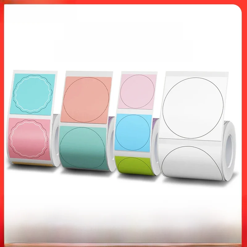 Niimbot Ronde Kleur Label Sticker zelfklevend Waterdicht Thermisch Sticker Label voor B1/B21/B3S Label NIIMBOT - afbeelding 2