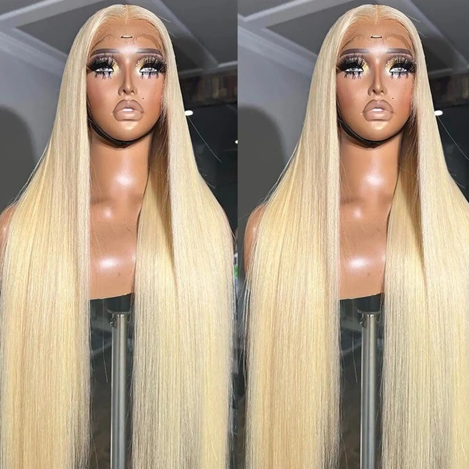 613 13x6 Hd Lace Frontal Wig Human Hair Straight 13x4 Lace Front Wig 180% Density Straight Blonde Wig 613 Human Hair Wigs