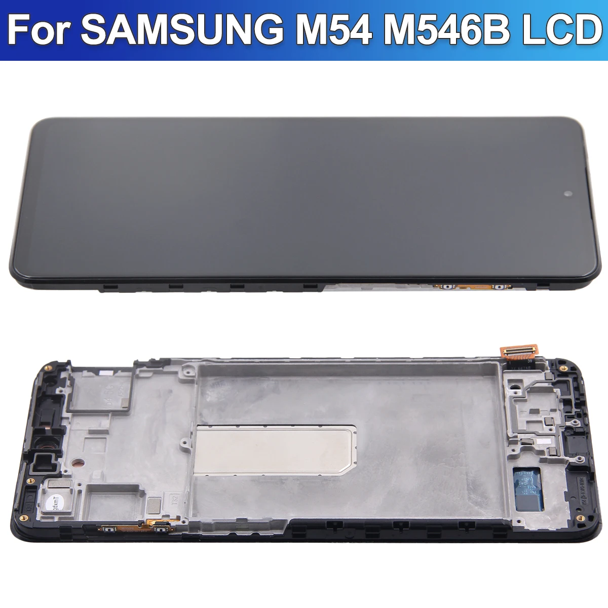 M54 5G AMOLED Quality Screen For Samsung M54 M546B M546B/DS Display Touch Screen with Frame Digitizer Assembly