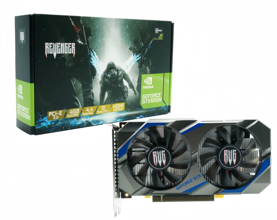 بطاقة فيديو Nvidia-Revenger GTX 1050Ti ، ذاكرة رام 4 جيجابايت ، dddr5