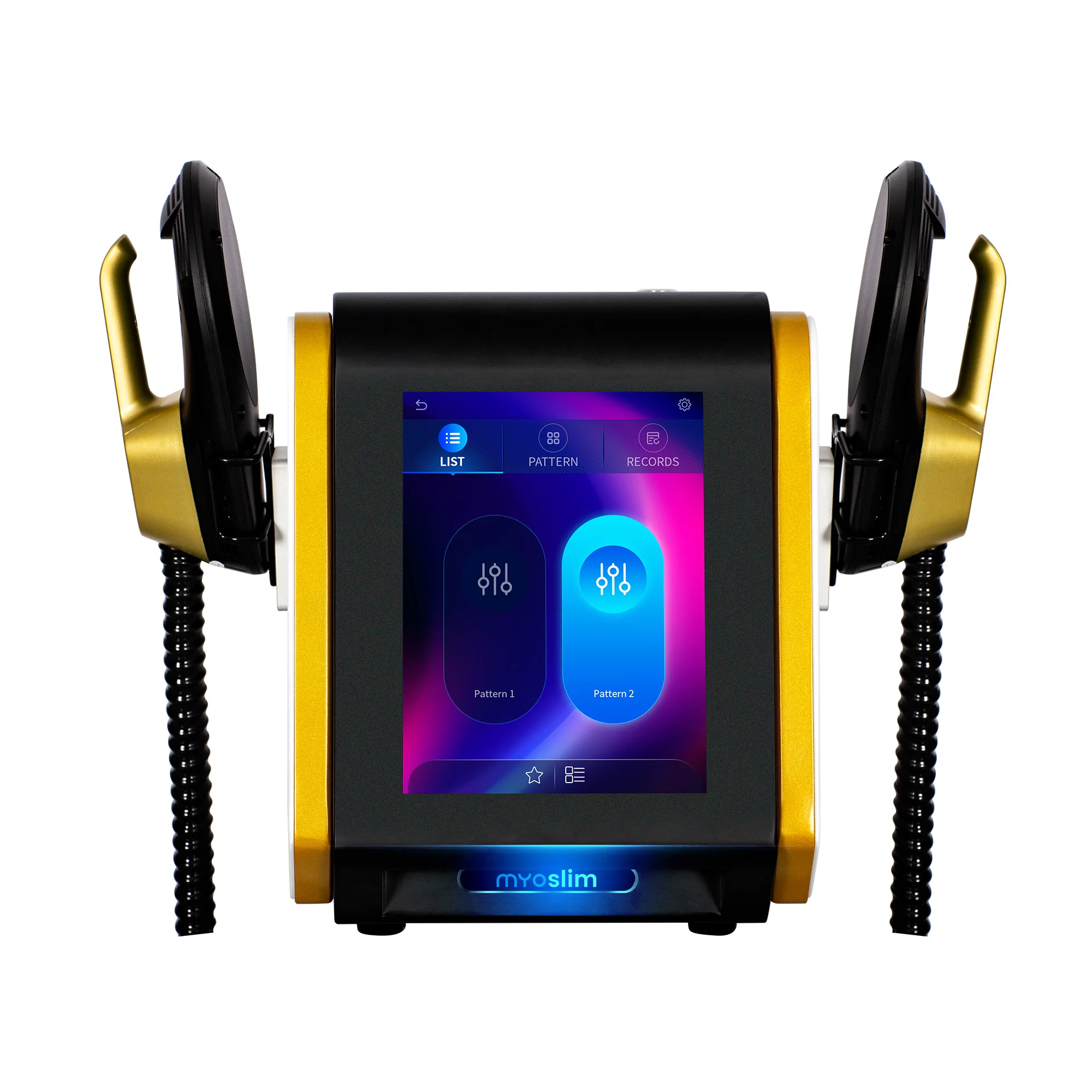 Myoslim 15T 6500W 200HZ HIEMT آلة نحت الجسم حرق الدهون نغمة العضلات عالية الكثافة جهاز التخسيس الكهرومغناطيسي