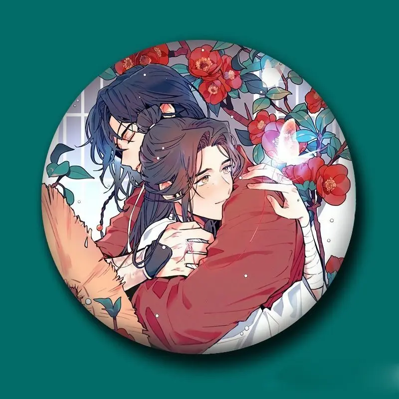 

Tian Guan Ci Fu Cosplay Cute Metal Brooch Heaven Official’s Blessing Hua Cheng Xie Lian Anime Badge Jewelry Accessories Gift