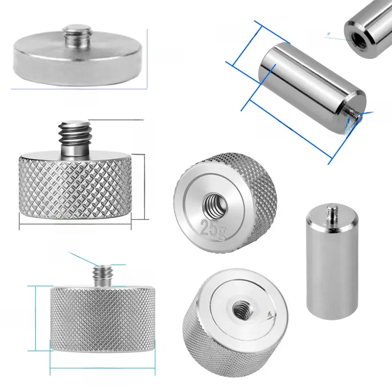 Stabilisateur de cardan Clump, poids du seau d'étalonnage, poids d'équilibre avec vis 100 pour Ronin S, déterminer, 20g, 25g, 30g, 1/4g