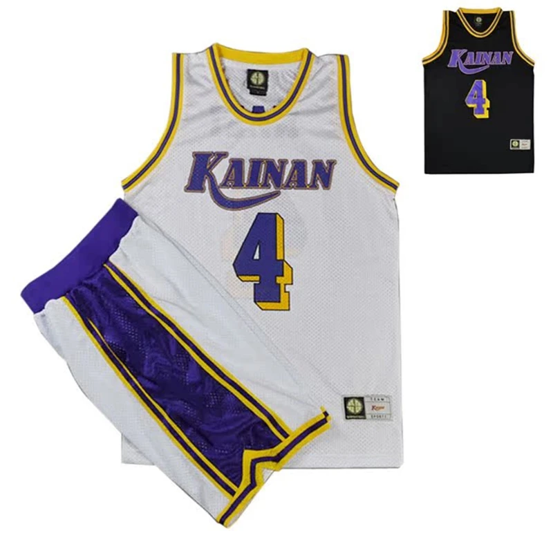 Anime Shohoku School Basketball Team Jersey Slam Dunk Anime Cosplay Costume Shinichi Maki Jersey Tops Shirt Sports Wear Uniform