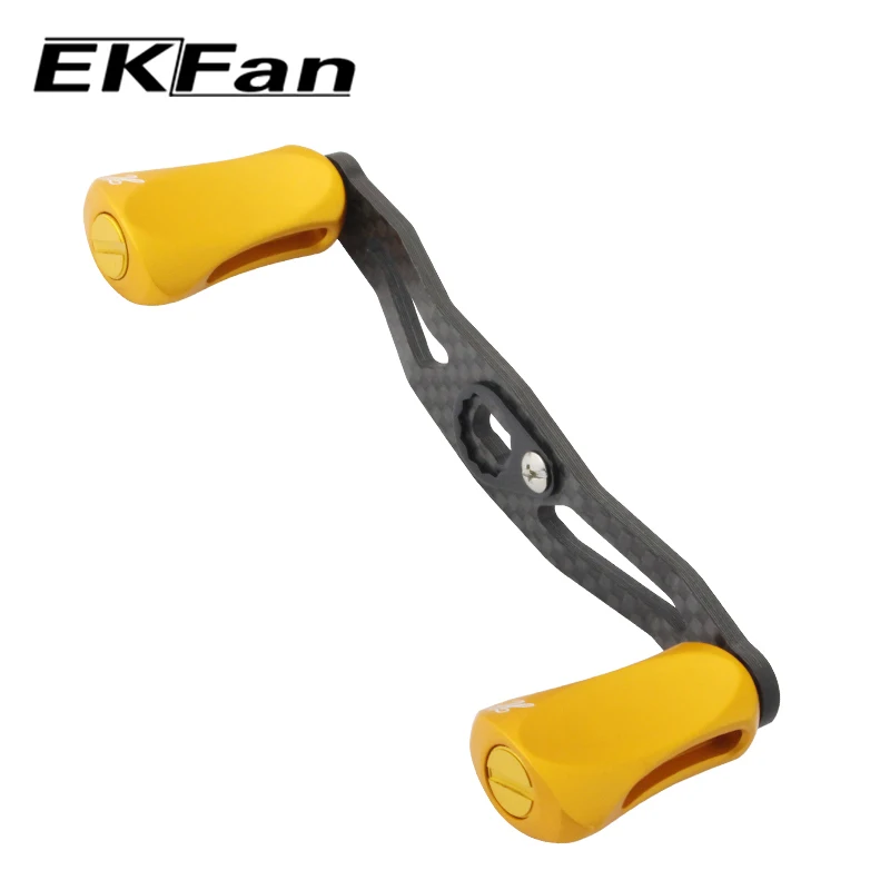 EKFAN Aluminum Alloy Knob Carbon Fiber Fishing Reel Handle Suitable For SHI &DAI Fishing Tool Tackle Accessories