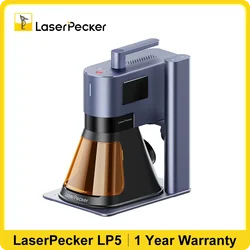 LaserPecker 20W Dual Laser Engraver LP5 MINI Portable Fiber Engraver With 8K Bluetooth 5.0 Ultra-precise Metal Cutting