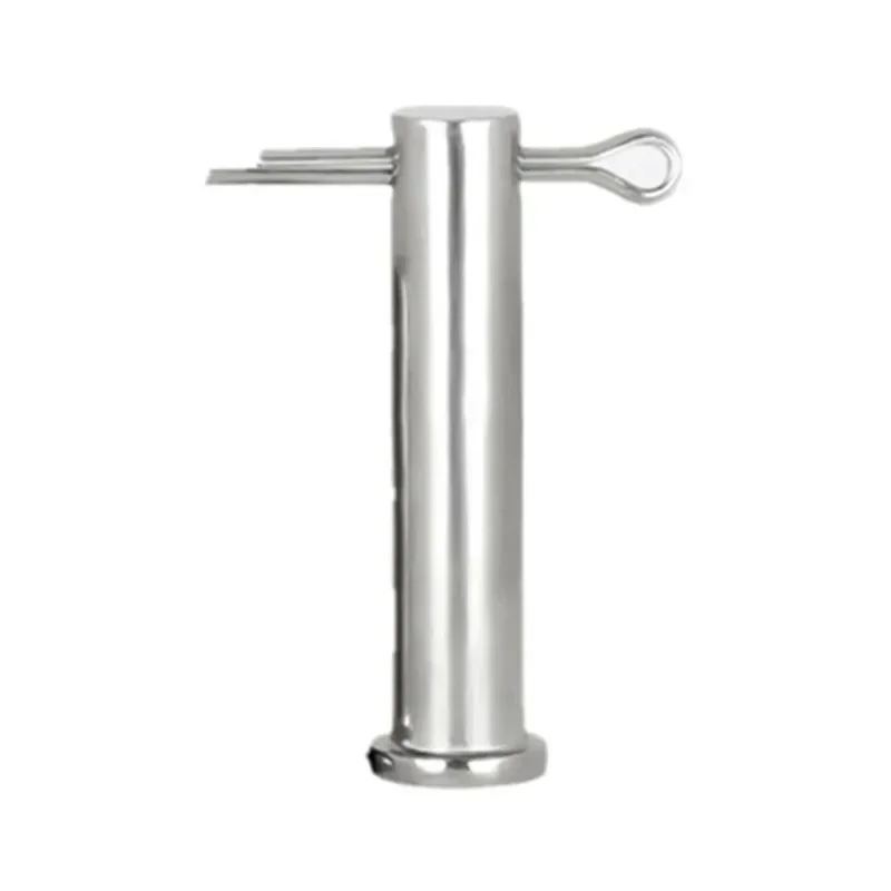 M10 M12 M14 M16 avec trou broche arbre goupille fendue ensemble tête plate cylindrique broche de positionnement broche GB882 304 acier inoxydable