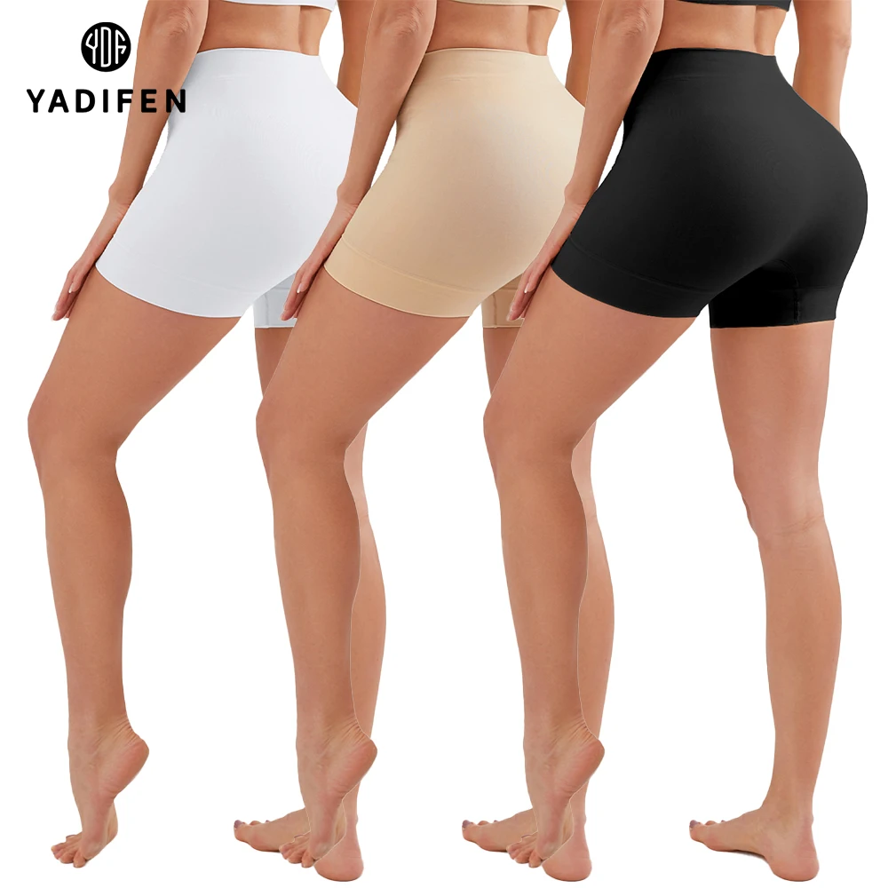 Dames Naadloze Short Hoge Taille Comfort Slipje Boyshorts Sport Short Gym Afslankende Dames Ondergoed Boxershort