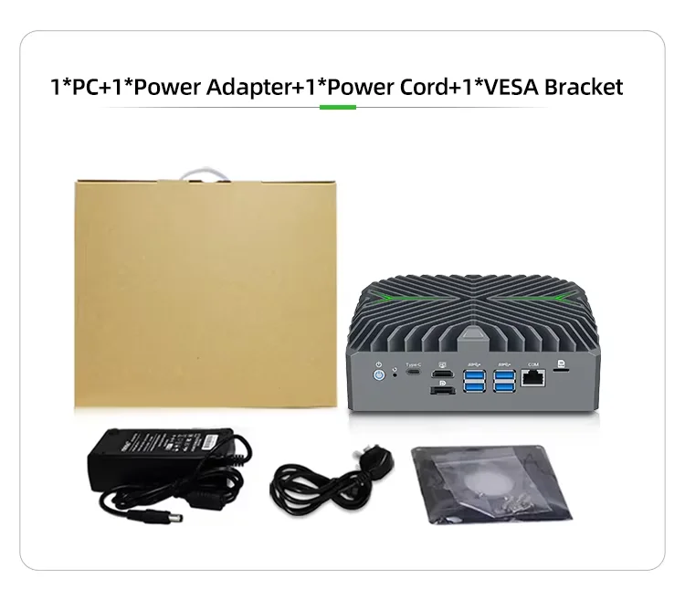 8x2.5G LAN Firewall Mini PC Intel Core Ultra 5 125U VPro IoT AI Edge Industrial Computer Network Server pfSense OPNsense Router