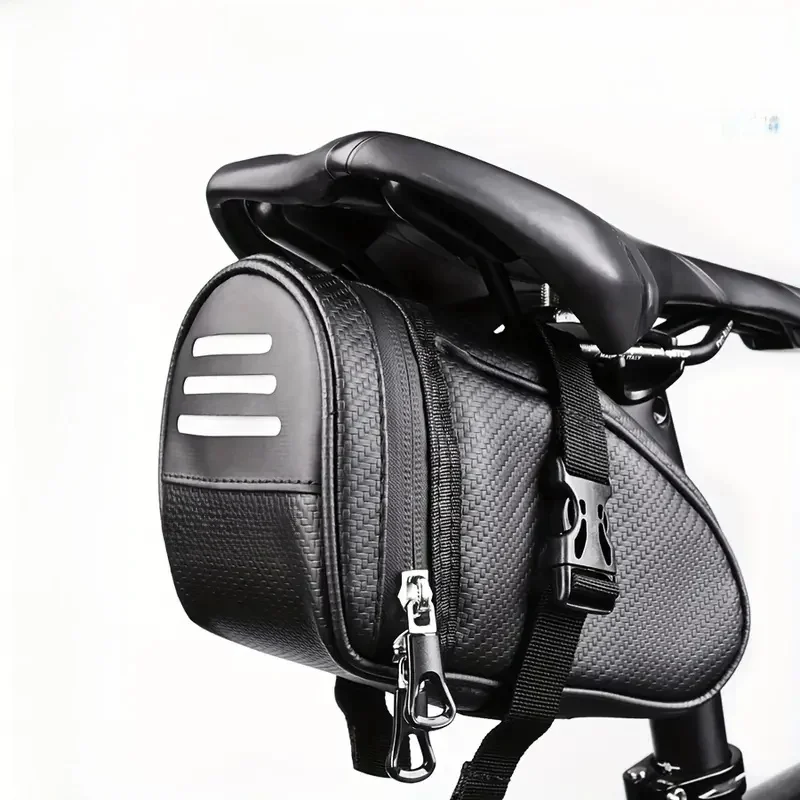 AliExpress PHMAX Bike Saddle Bag Large Capacity MTB Bicycle Saddle Bag Waterproof Road Bike Rear Bag Riding Bicycle Accessories