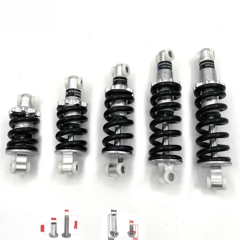 AliExpress Pit Pro Racing 100MM 125MM 150MM 180MM 190MM 200MM rear suspension shock for 47cc 49CC super Minimoto ATV electric scooter mini Pocket Bike