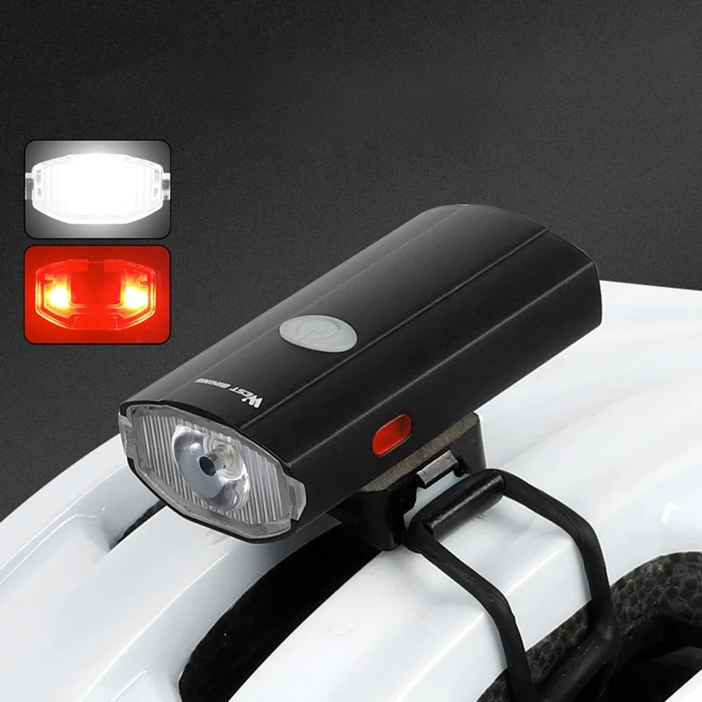 AliExpress LIXADA 2 IN 1 Bike Light USB Rechargeable Cycle Helmet Headlight Waterproof Bicycle Headlight Taillight Handlebar Front Light Rear Bike