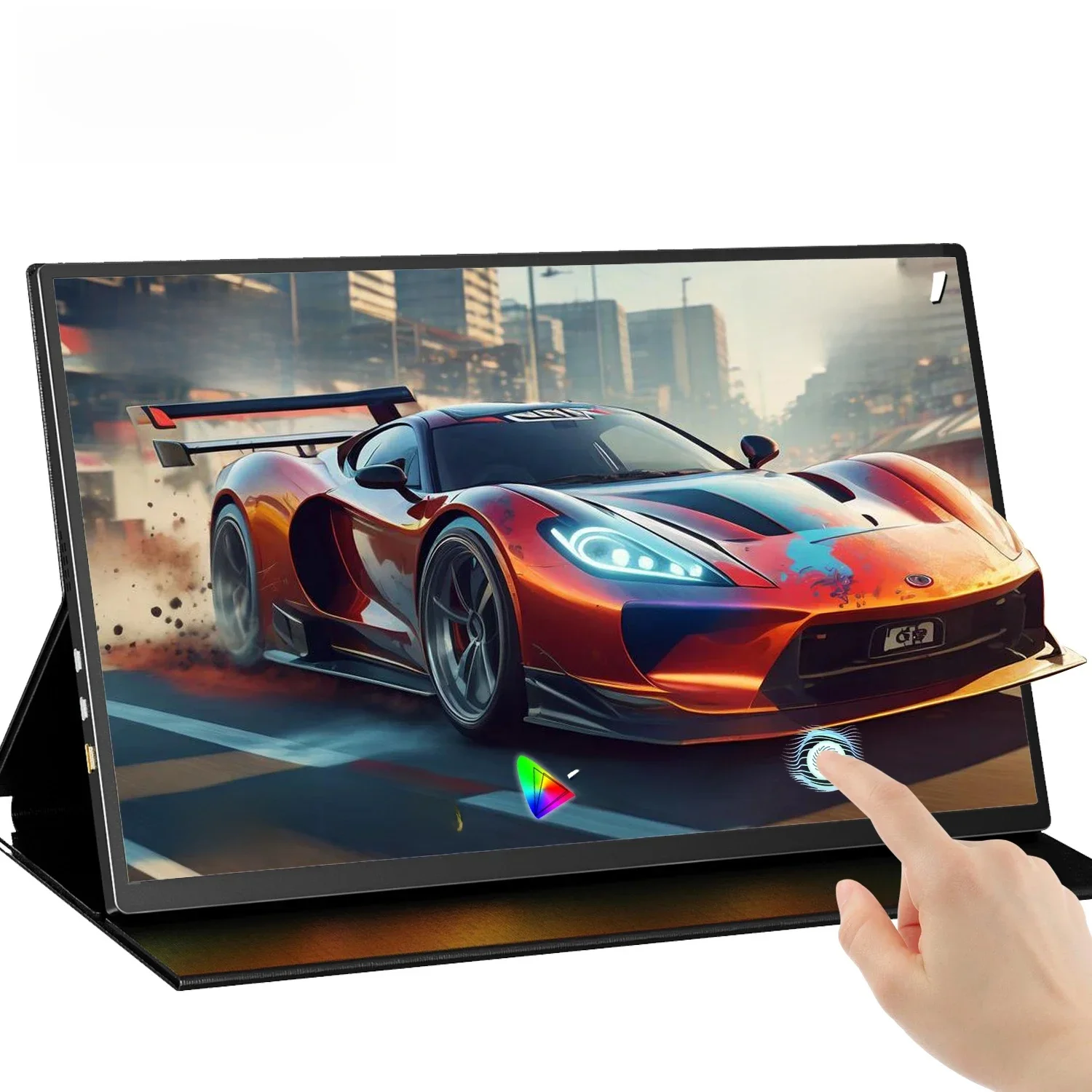 XIANWEI 18,5 inch draagbare monitor Touch 100% sRGB 100Hz extern scherm Gaming Office Display voor schakelaar telefoon laptop Xbox PS4/5 - afbeelding 2