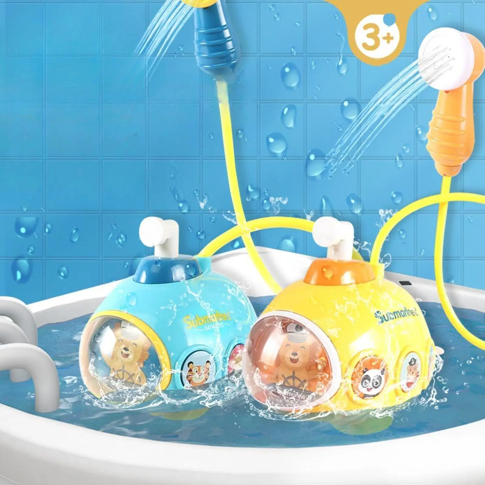 

Baby Bath Toy Bathroom Adjustable Hose Bath Games Replaceable Water Play Toys Kids Shower Tool Professional Toys for Children