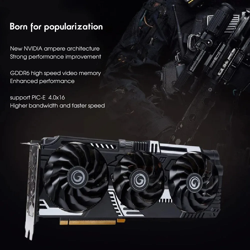 Tarjeta gráfica usada GDDR6 rtx 2024 3060Ti, 8G, 12G, GPU para videojuegos, 8 pines, 3060, 192 bits, RTX3060, 3060TI, placa de vídeo 256