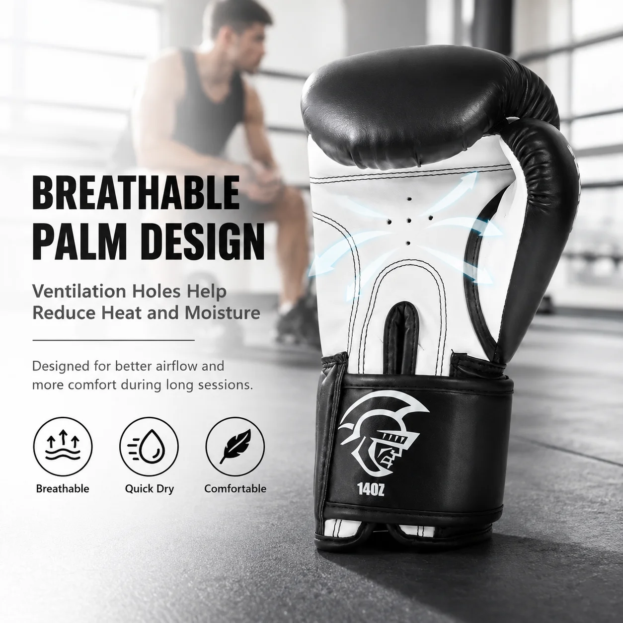 PRETORIAN Boxing Gloves 10oz 12oz 14oz 16oz PU Leather Muay Thai Kickboxing MMA Training Gloves for Sparring Heavy Bag