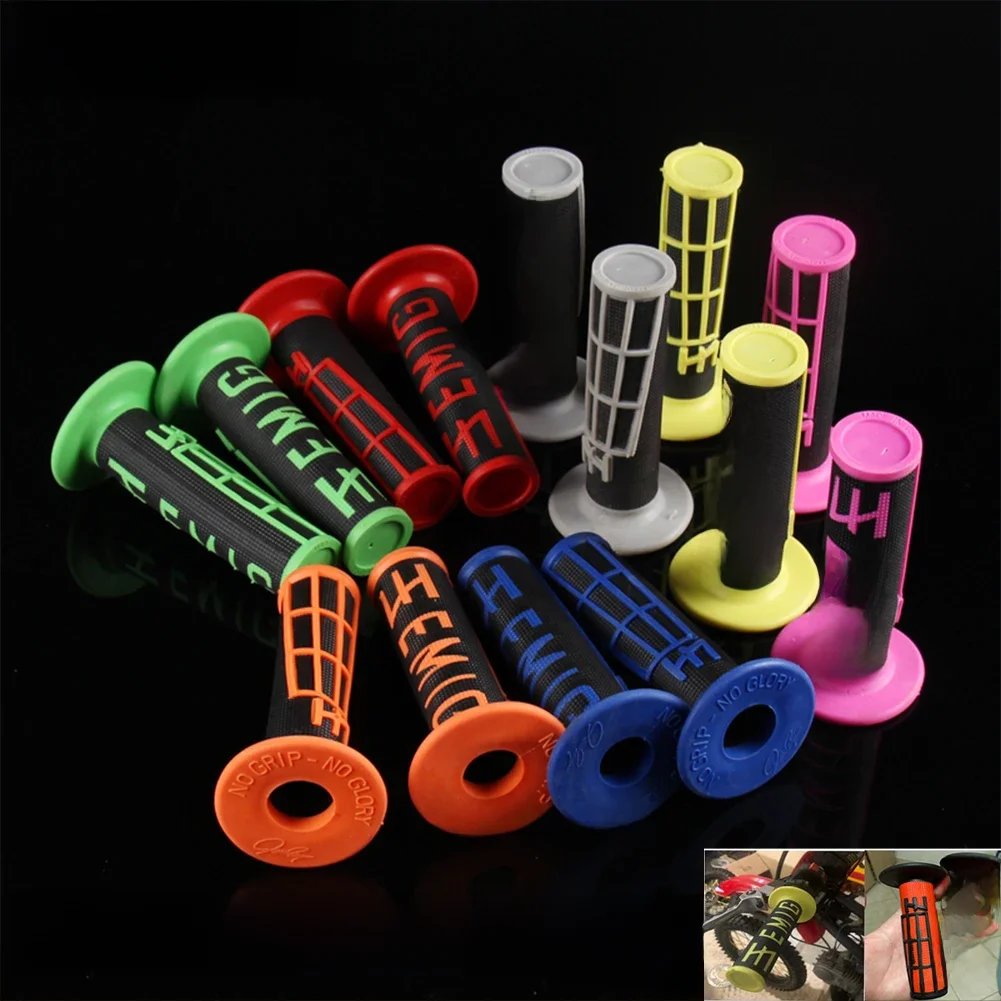 AliExpress NOBIMOTO 11 Colors Handle Grip Motorcycle High Quality EMIG Dirt Pit Bike Motocross 7/8" Handlebar Rubber Gel
