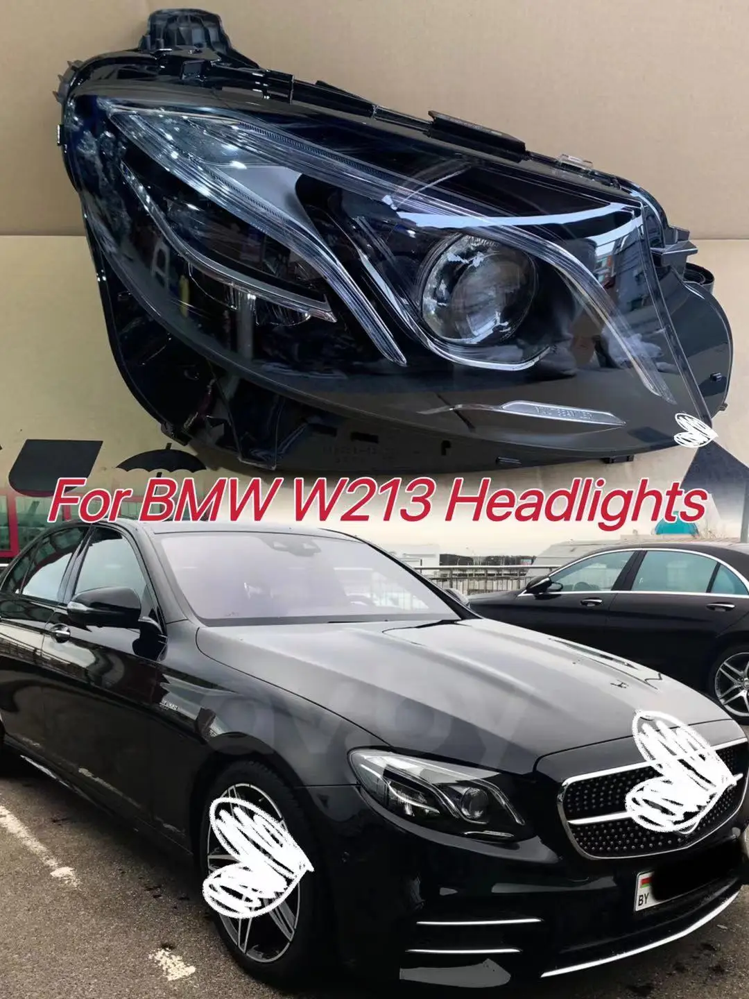 

Suitable For Mercedes-Benz W213 C238 E200 E300 E320 E260 E250 Headlight 2016-2018 Year Headlamp For Car Auto Lighting Systems