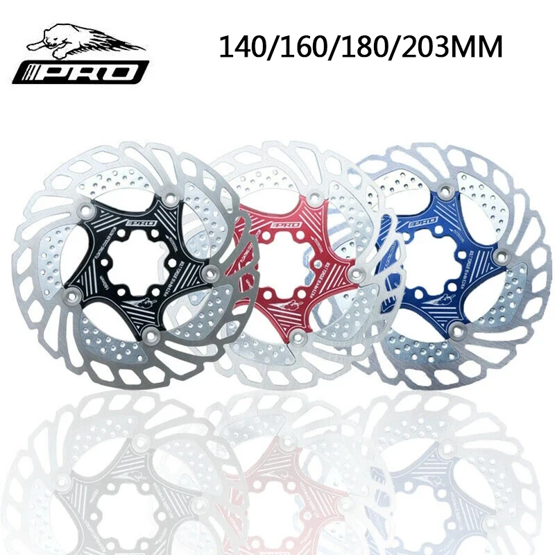 

IIIPRO Bicycle Disc Brake Rotor 140mm 160mm 180mm 203mm Ultralight Bike Floating Rotor Hydraulic Brakes Rotor for Shimano Sram