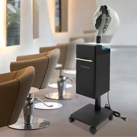 Hair Steamer, Professional Nano Mist Standing Hair Steamer for Deep Conditioning, Color Treatment, Scalp Spa, Hair Care US Plug